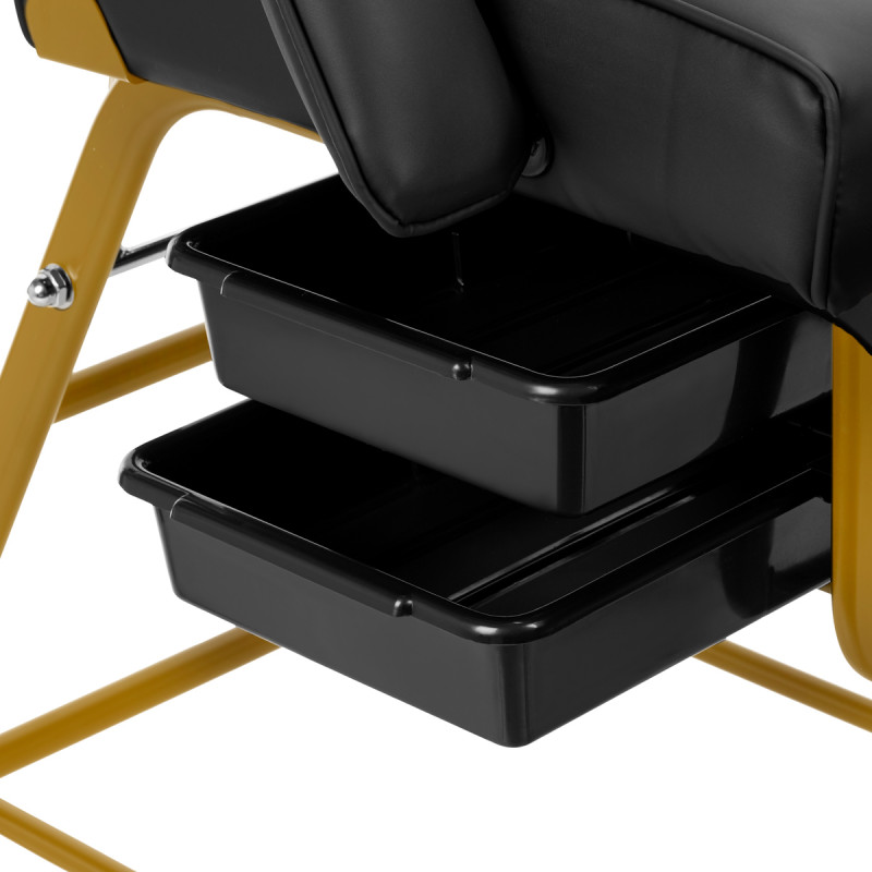 Cosmetic chair 557G with cuvettes black