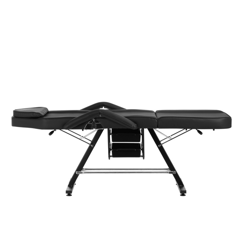 Sillon cosmetic chair with cuvettes black