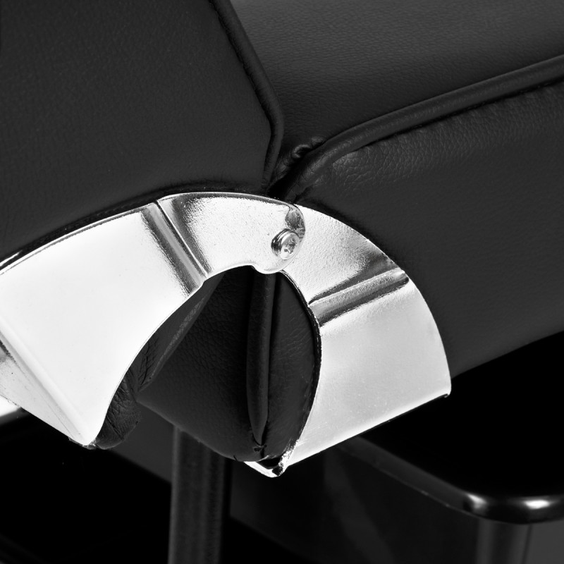 Sillon cosmetic chair with cuvettes black