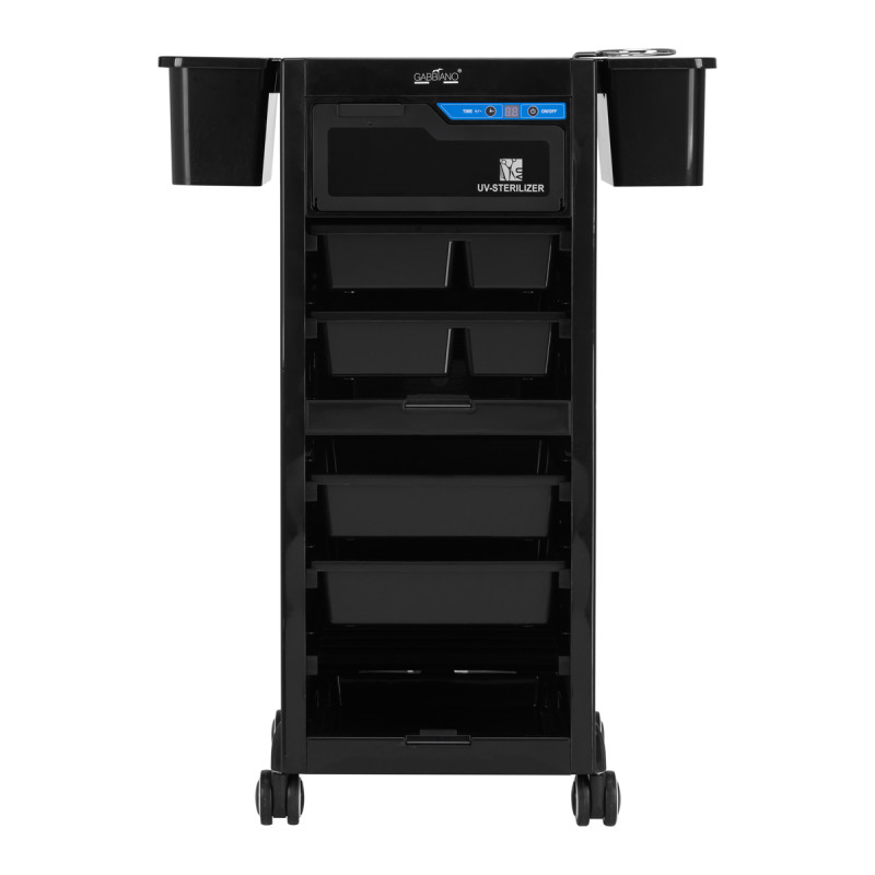 Gabbiano hairdresser's helper with UV sterilizer 68UV black