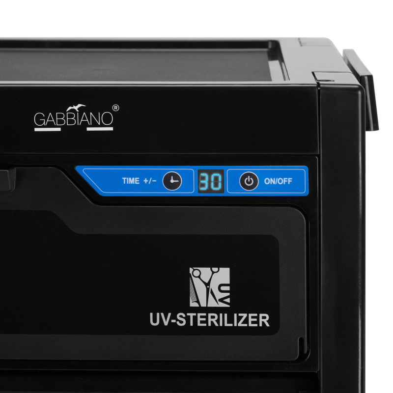 Gabbiano hairdresser's helper with UV sterilizer 68UV black