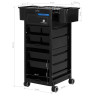 Gabbiano hairdresser's helper with UV sterilizer 68UV black