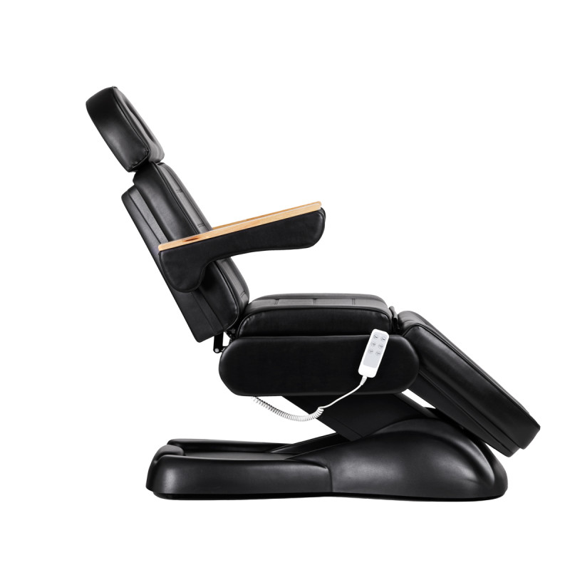 Electric cosmetic chair SILLON Lux 273b + stool 304 black
