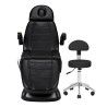 Electric cosmetic chair SILLON Lux 273b + stool 304 black