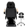 Electric cosmetic chair SILLON Lux 273b + stool 304 black