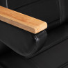Electric cosmetic chair SILLON Lux 273b + stool 304 black