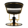 Gabbiano hairdressing chair Lille gold black