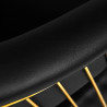 Gabbiano hairdressing chair Lille gold black