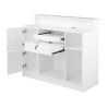 Gabbiano Reception Desk G26B White