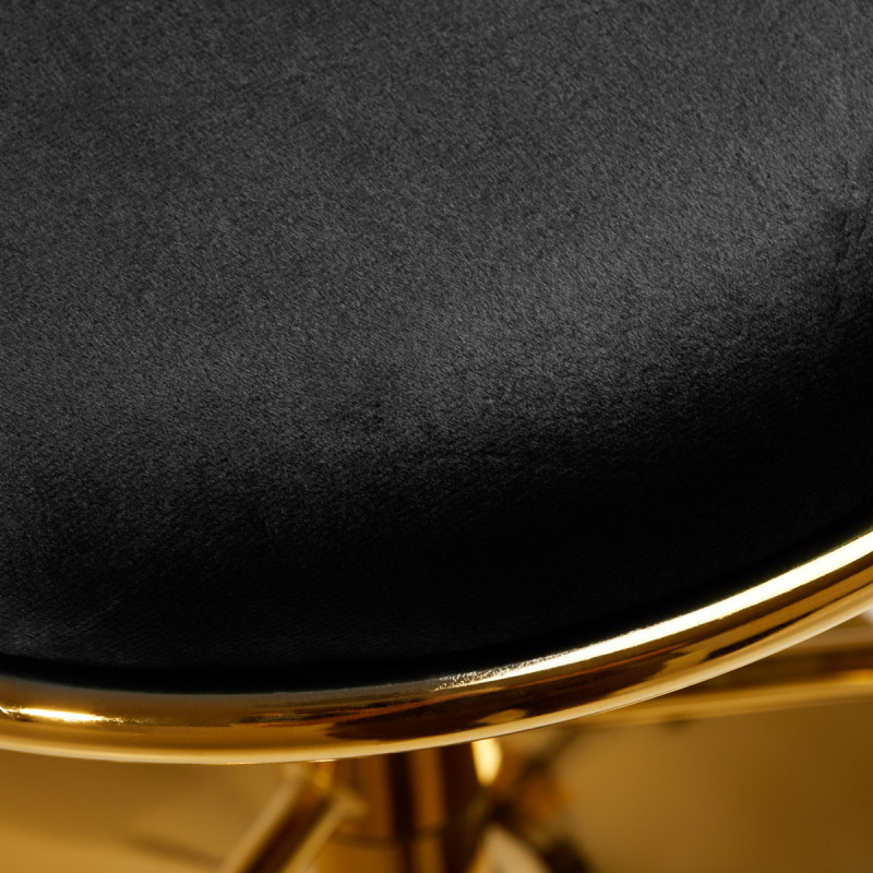 4Rico Bar Hocker QS-B313a black velvet