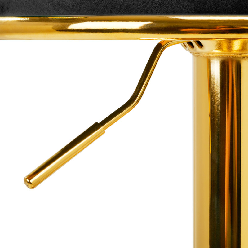 4Rico Bar Hocker QS-B313a black velvet