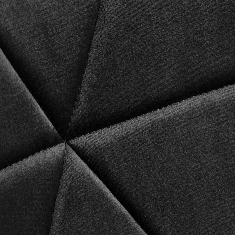 4Rico Cosmetic chair QS-186 black velvet