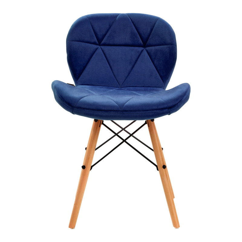 4Rico Cosmetic chair QS-186 navy velvet