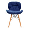 4Rico Cosmetic chair QS-186 navy velvet