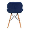 4Rico Cosmetic chair QS-186 navy velvet