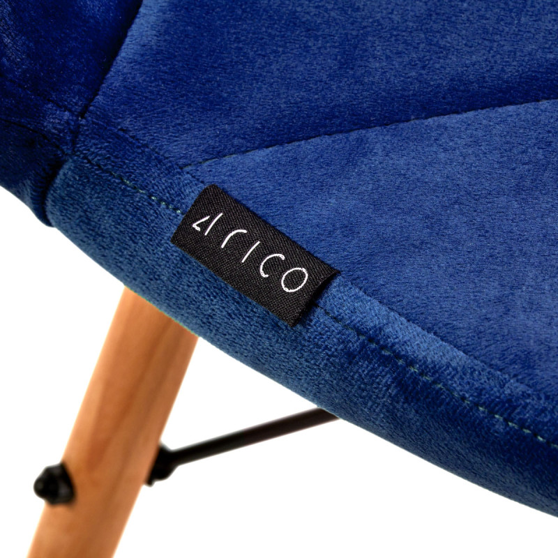 4Rico Cosmetic chair QS-186 navy velvet