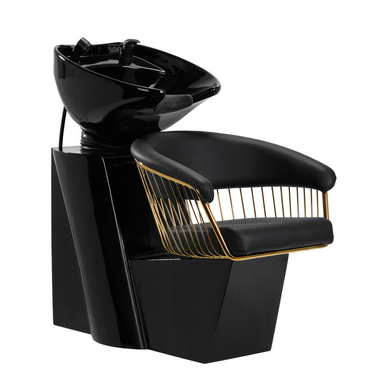 Gabbiano hairdressing wash unit Lille-M gold black