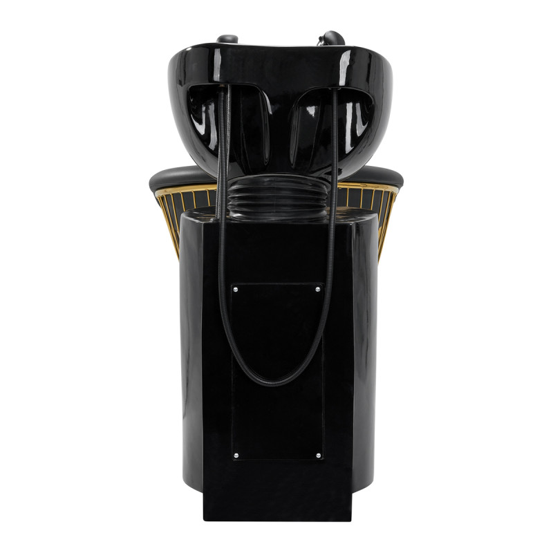 Gabbiano hairdressing wash unit Lille-M gold black
