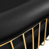 Gabbiano hairdressing wash unit Lille-M gold black