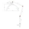 Glow MX3 treatment lamp for table top white