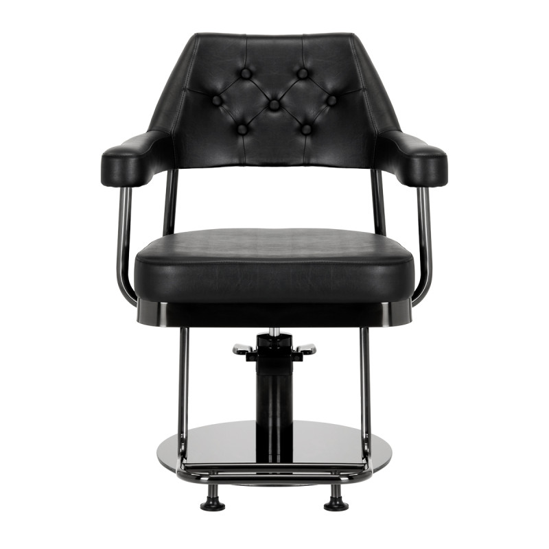 Gabbiano hairdressing chair Granda black