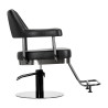 Gabbiano hairdressing chair Granda black