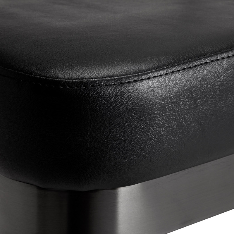 Gabbiano hairdressing chair Granda black
