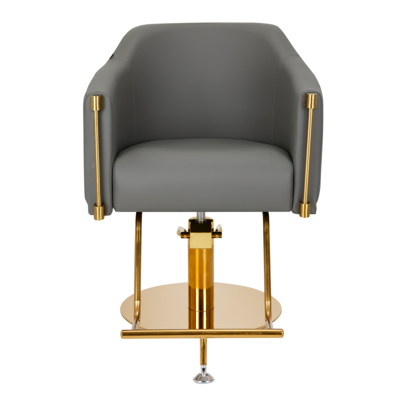 Hairdressing chair Burgos Gold Gray