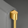 Hairdressing chair Burgos Gold Gray