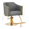 Hairdressing chair Burgos Gold Gray