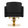 Hairdressing chair Gabbiano Turyn black gold