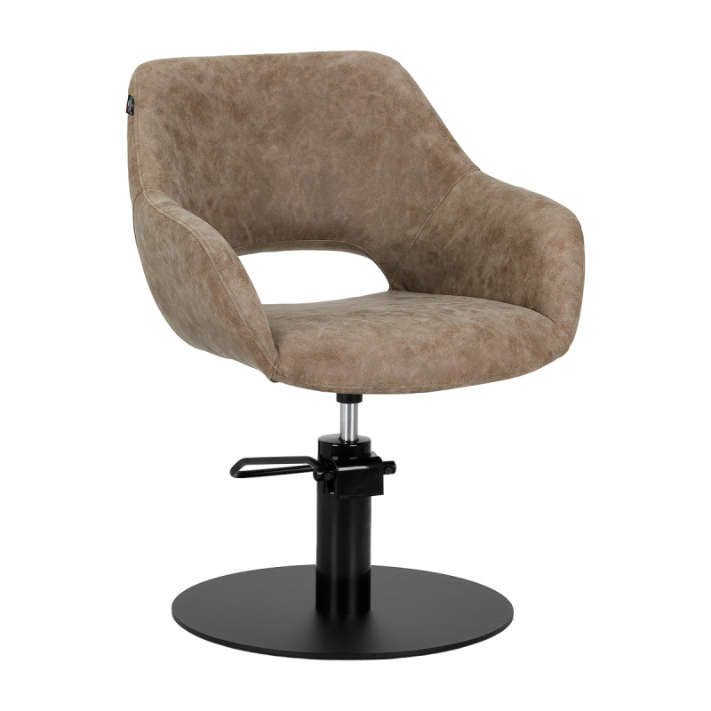 Hairdressing chair Gabbiano Sevilla old Brown