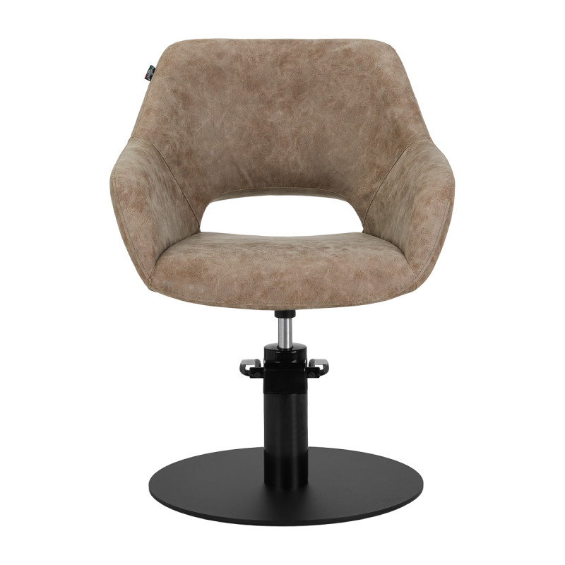 Hairdressing chair Gabbiano Sevilla old Brown