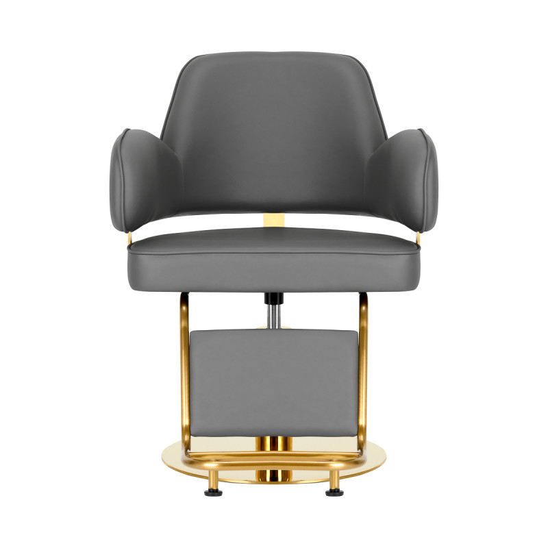 Hairdressing chair Gabbiano Linz NQ Gold Gray