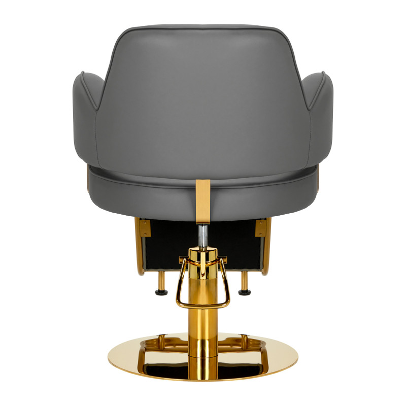 Hairdressing chair Gabbiano Linz NQ Gold Gray