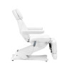 Electric cosmetic chair SILLON CLASSIC 3 motors with pedi cradle white