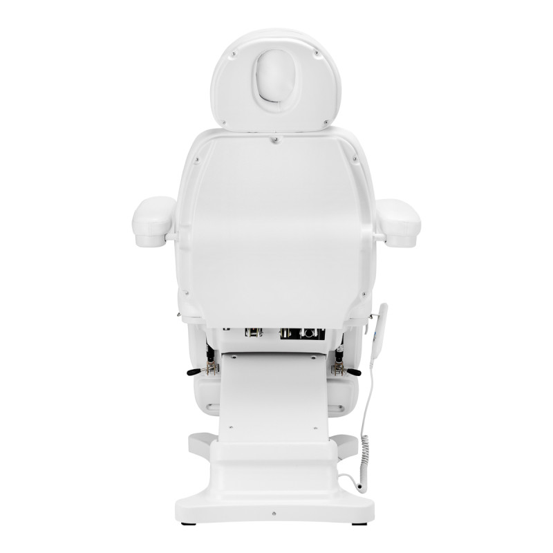 Electric cosmetic chair SILLON CLASSIC 3 motors with pedi cradle white