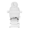Electric cosmetic chair SILLON CLASSIC 3 motors with pedi cradle white