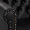 Gabbiano Berlin hairdressing chair, black and gold