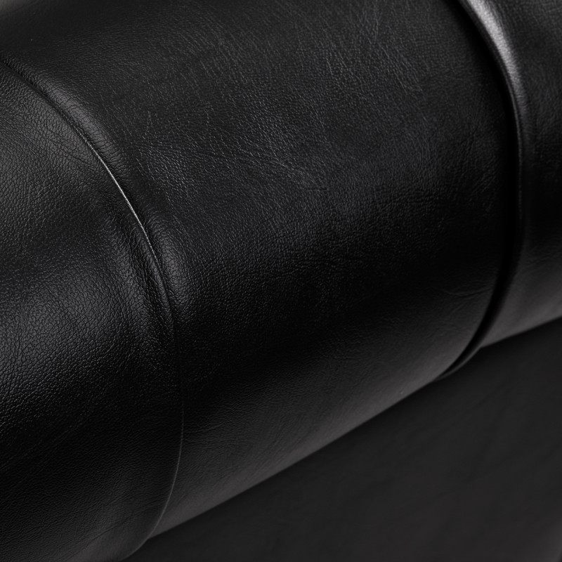 Gabbiano Berlin hairdressing chair, black and gold