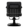 Gabbiano Katania Loft Old Leather hairdressing chair black