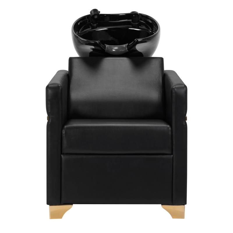 Hairdressing wash unit Toledo black