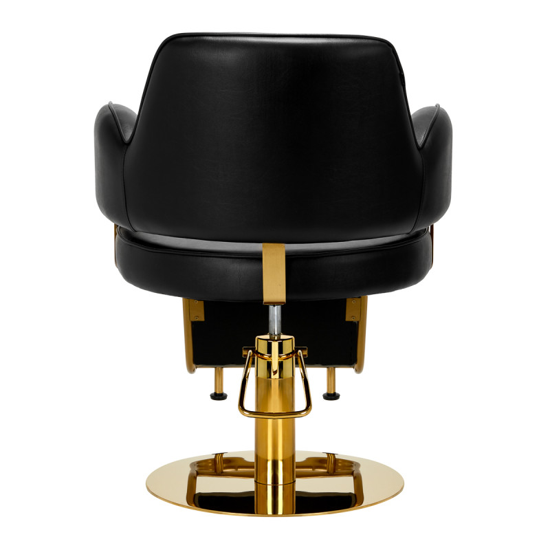 Hairdressing chair Gabbiano Linz NQ Gold Black