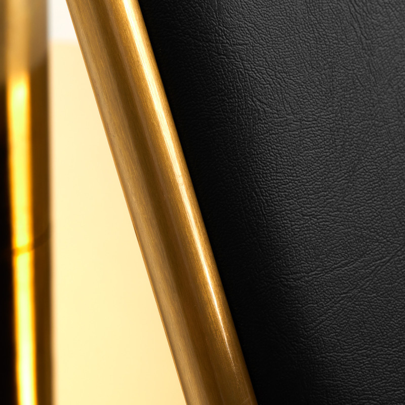Hairdressing chair Gabbiano Linz NQ Gold Black