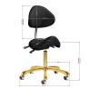 Giovanni cosmetic stool 1004 gold black
