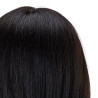 Gabbiano WZ1 hairdressing training head, natural hair, color 1, length 20"