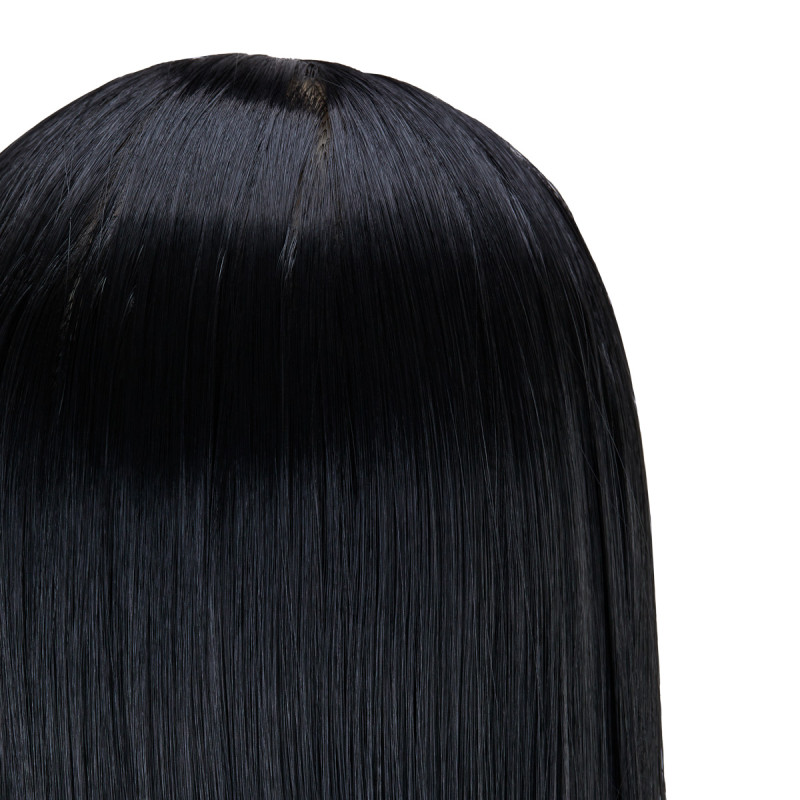 Gabbiano WZ2 hairdressing training head, synthetic hair, color 1, length 24"