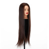 Gabbiano WZ2 hairdressing training head, synthetic hair, color 4, length 24"