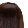 Gabbiano WZ2 hairdressing training head, synthetic hair, color 4, length 24"