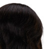 Gabbiano WZ3 hairdressing training head, natural hair, color 1, length 8"